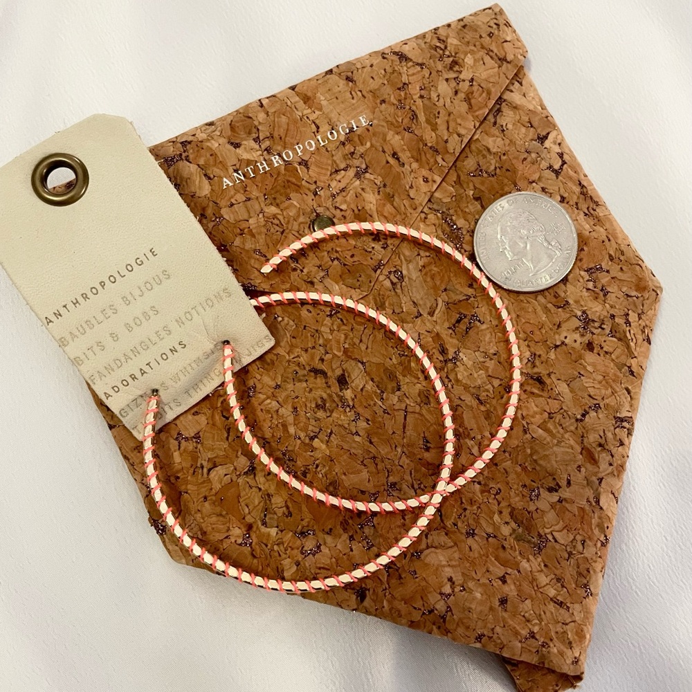 Anthropologie hoop earrings- NWT
